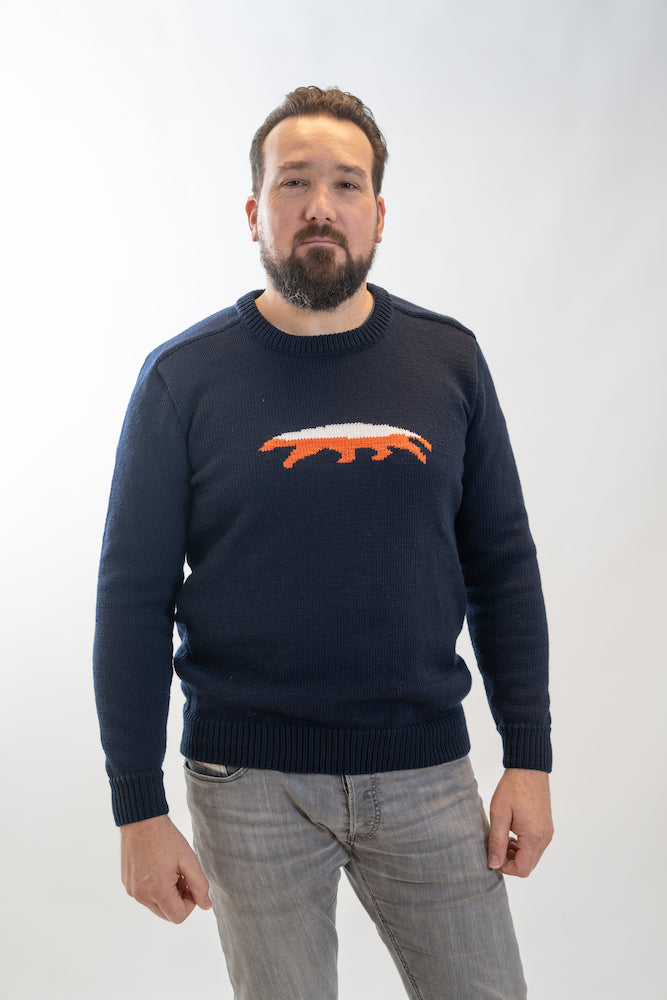 Sweater Honeybadger Blauw