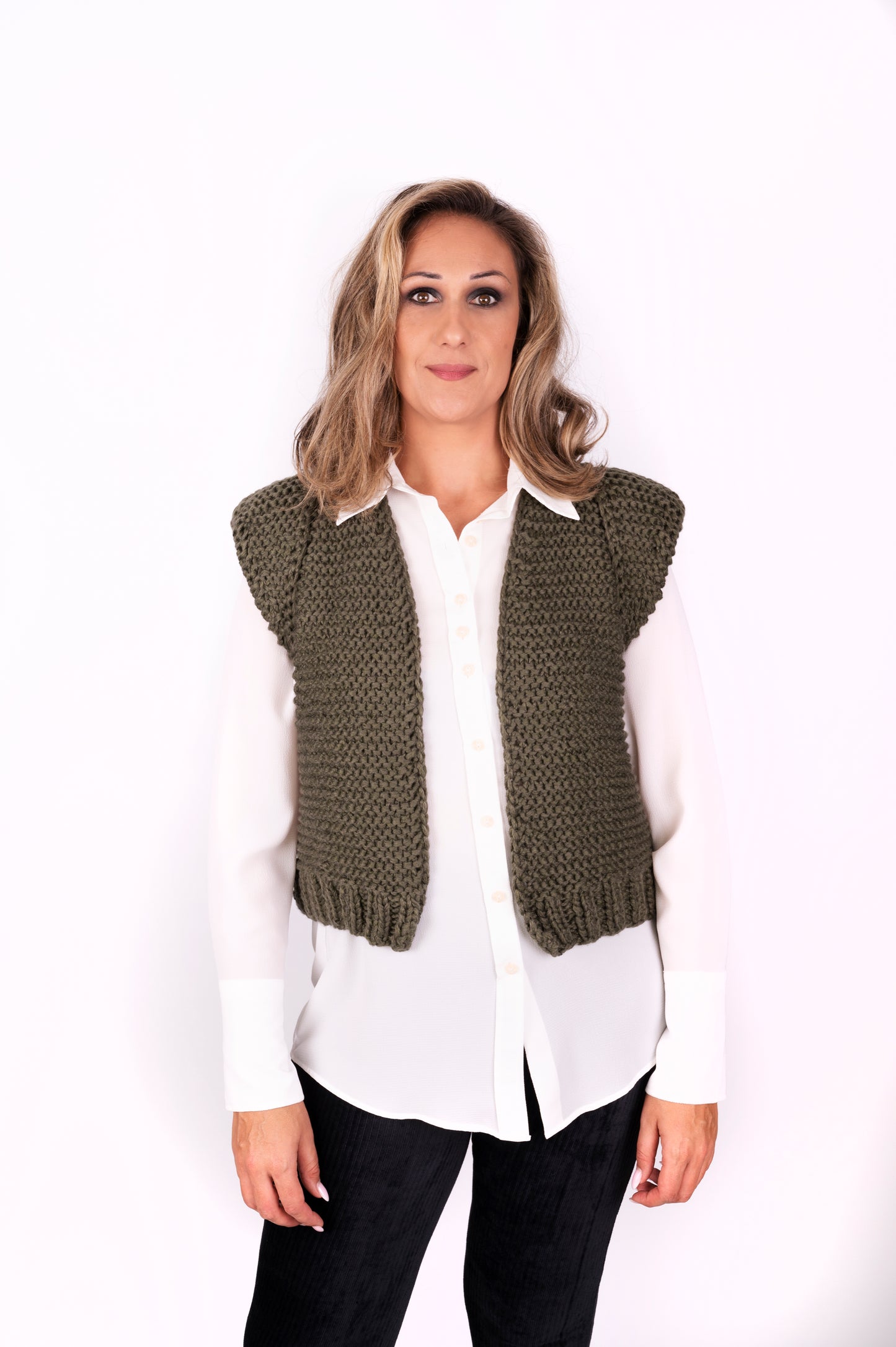 Gilet KIRA donkergroen