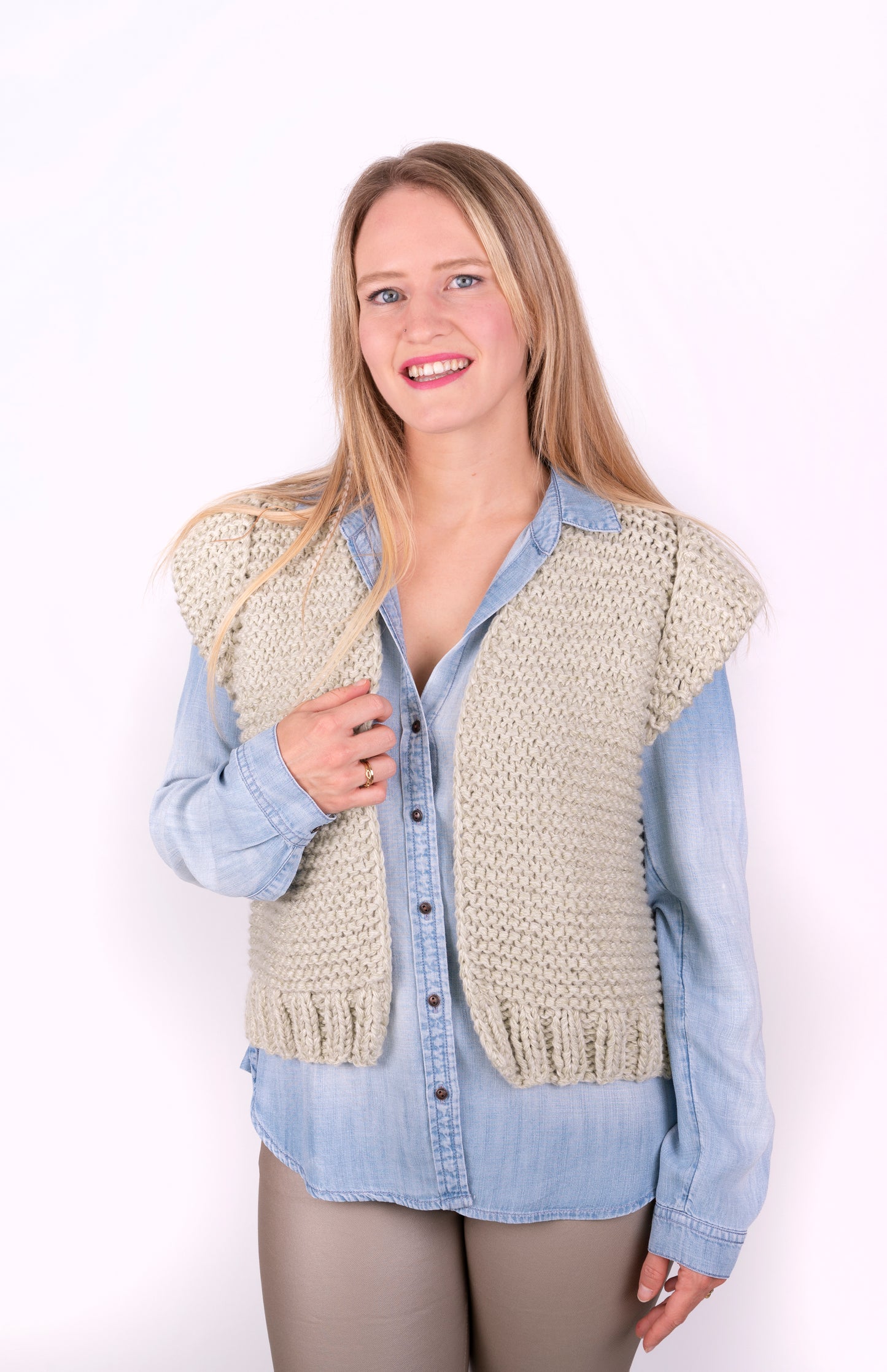 Gilet KIRA lichtgroen
