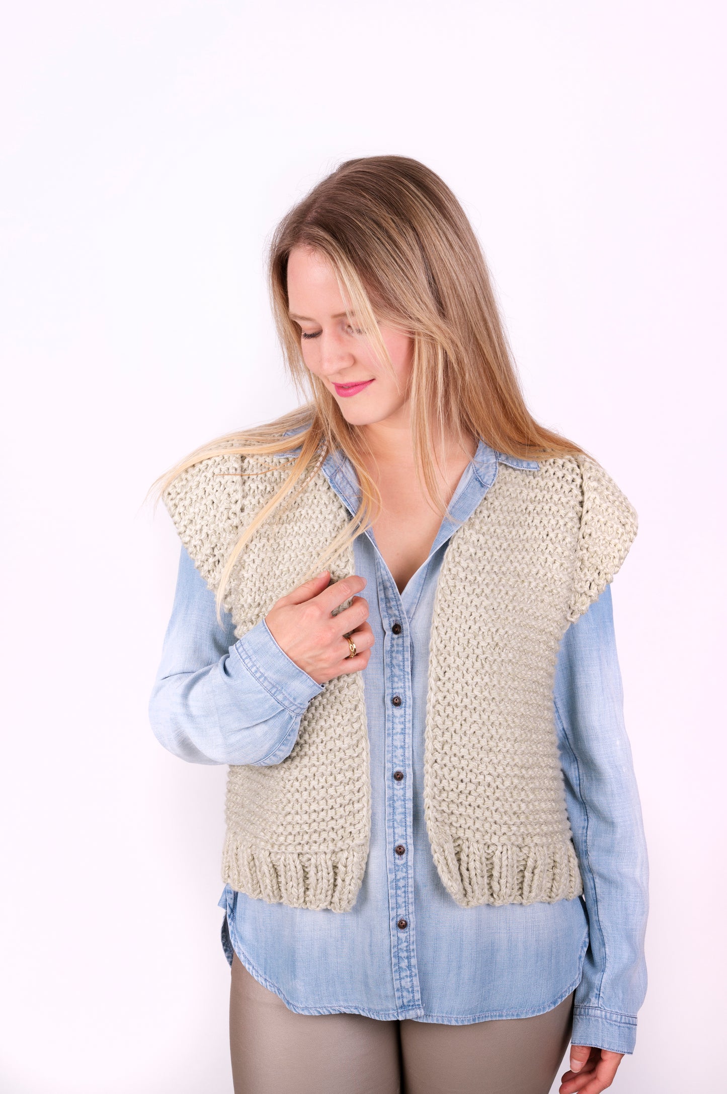 Gilet KIRA lichtgroen