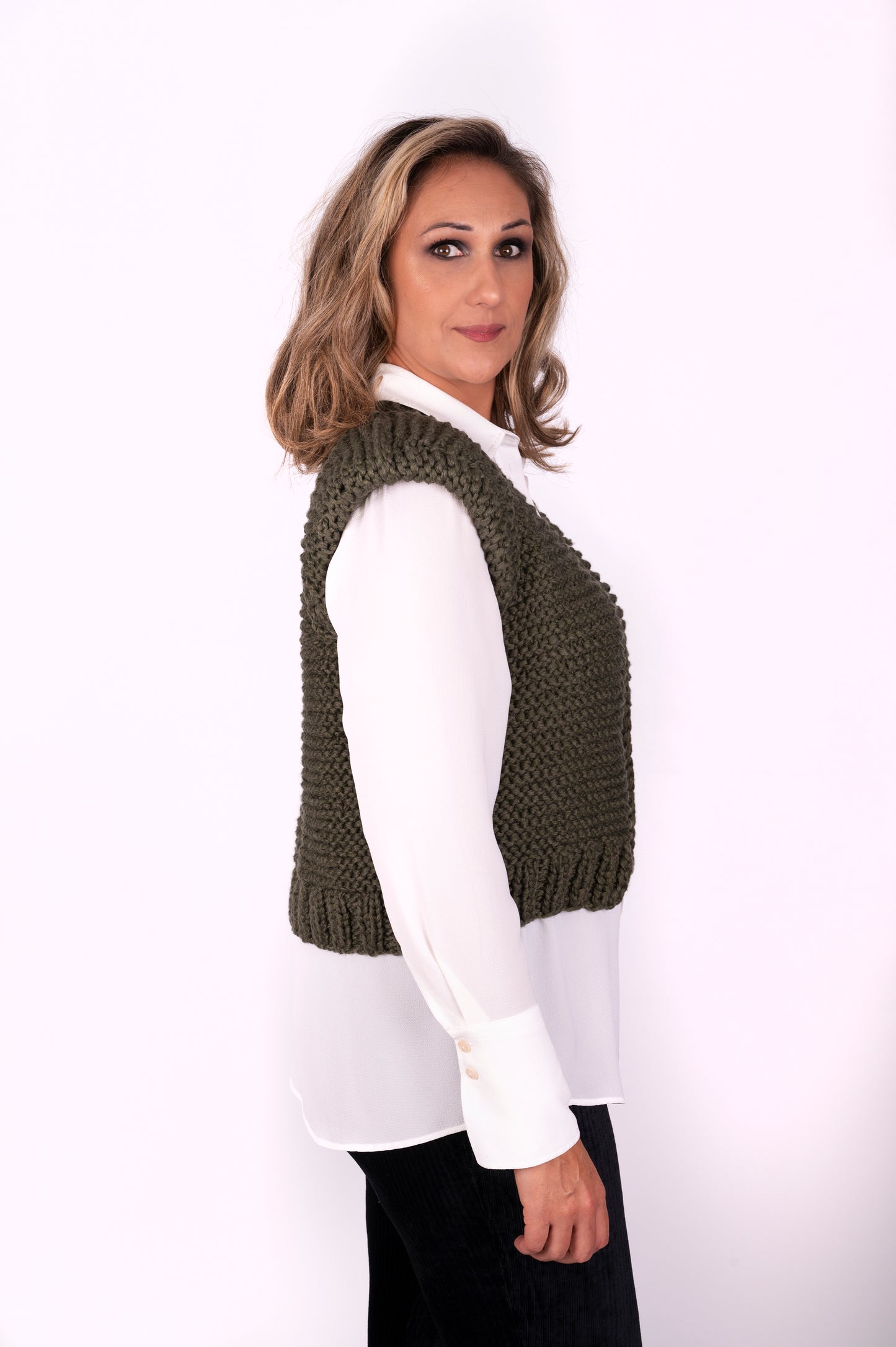 Gilet KIRA donkergroen