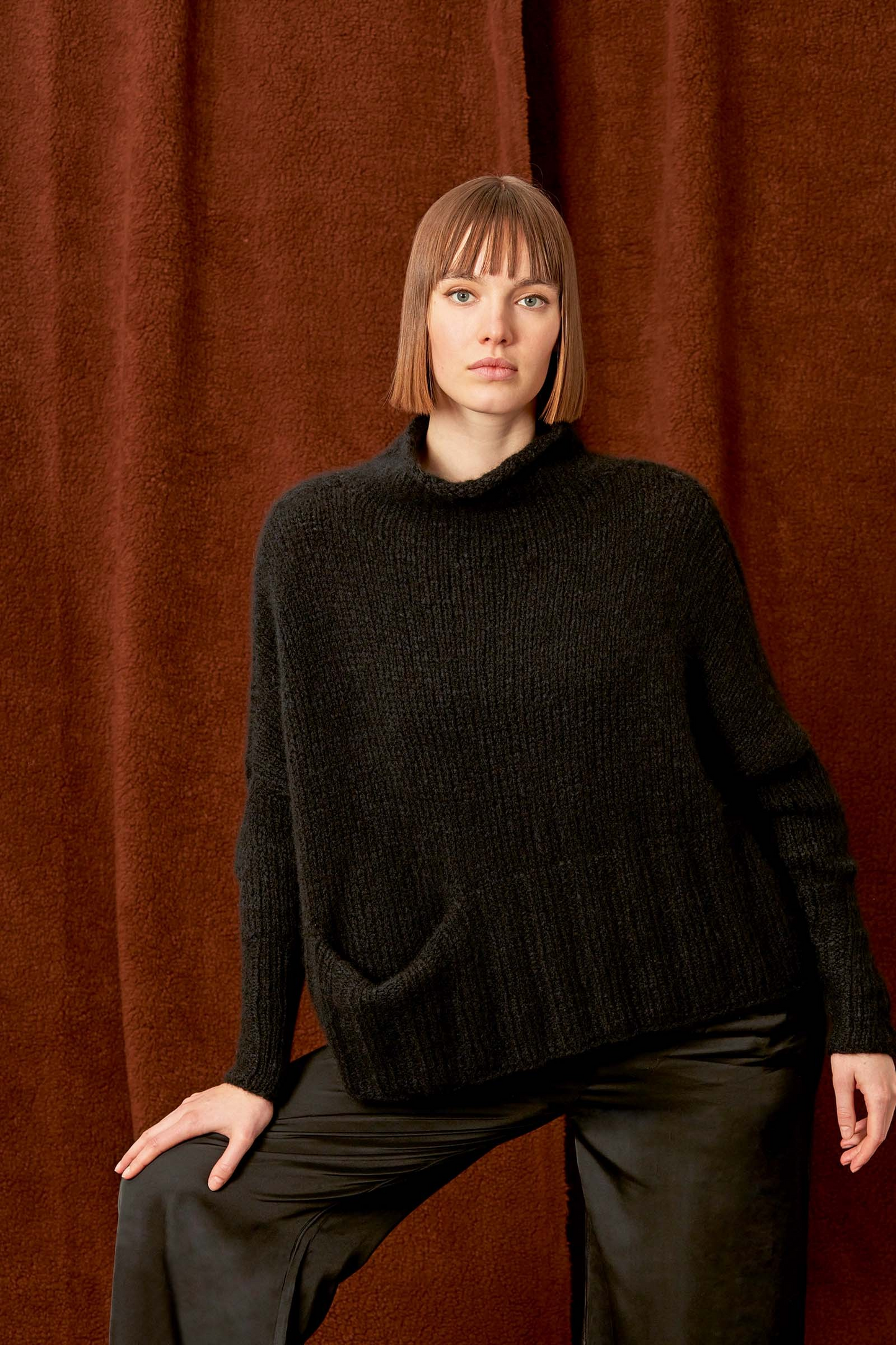 Topdown Poncho Sweater DAKOTA