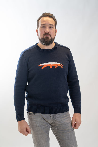 Sweater Honeybadger Blue